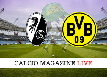 Friburgo Borussia Dortmund cronaca diretta live risultato in tempo reale