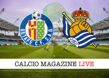 Getafe Real Sociedad cronaca diretta live risultato in tempo reale