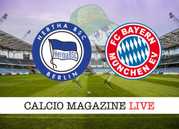 Hertha Berlino Bayern Monaco cronaca diretta live risultato in tempo reale