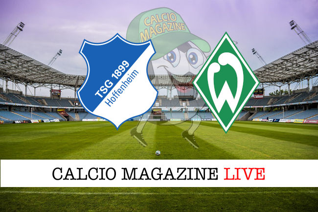 Hoffenheim Werder Brema cronaca diretta live risultato in tempo reale