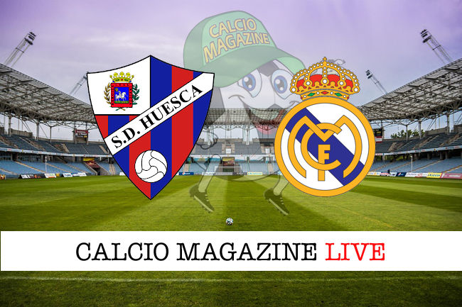 Huesca Real Madrid cronaca diretta live risultato in tempo reale