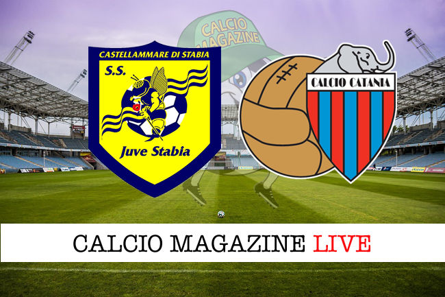 Juve Stabia Catania cronaca diretta live risultato in tempo reale