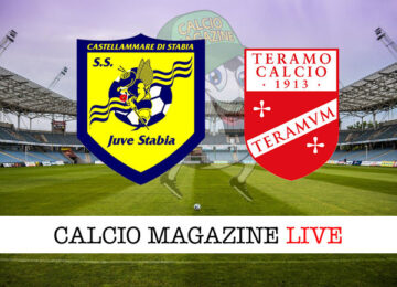 Juve Stabia Teramo cronaca diretta live risultato in tempo reale