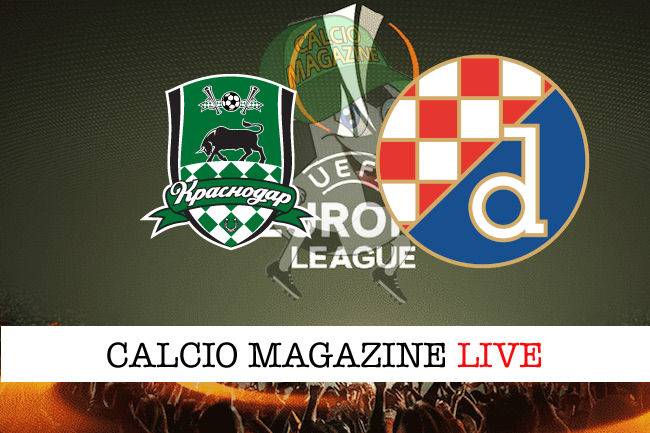 Krasnodar Dinamo Zagabria cronaca diretta live risultato in tempo reale