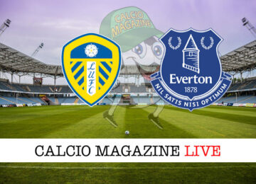 Leeds Everton cronaca diretta live risultato in tempo reale