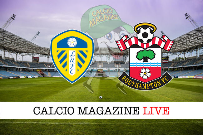 Leeds United Southampton cronaca diretta live risultato in tempo reale