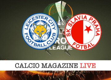 Leicester Slavia Praga cronaca diretta live risultato in tempo reale