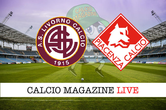 Livorno Piacenza cronaca diretta live risultato in tempo reale