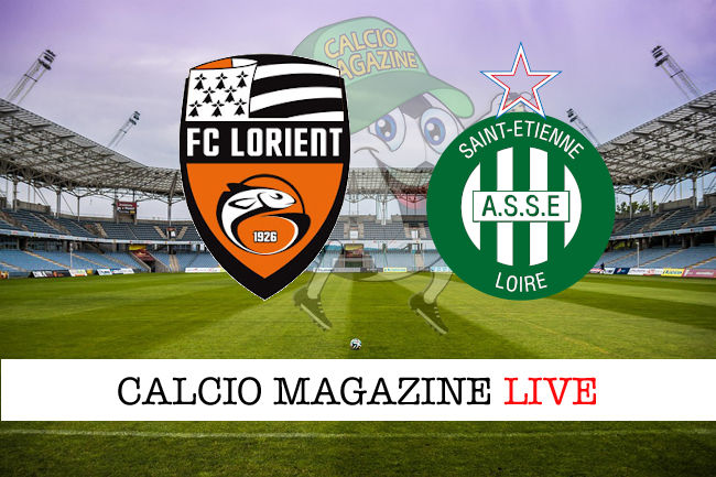 Lorient Saint Etienne cronaca diretta live risultato in tempo reale