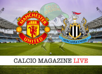 Manchester United Newcastle cronaca diretta live risultato in tempo reale