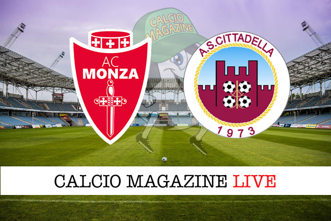 Monza Cittadella cronaca diretta live risultato in tempo reale