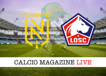 Nantes Lille cronaca diretta live risultato in tempo reale