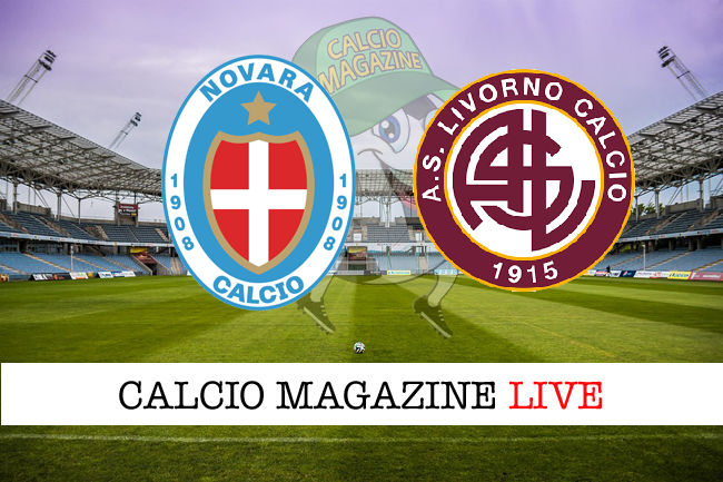 Novara Livorno cronaca diretta live risultato in tempo reale