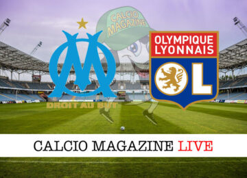 Olympique Marsiglia Lione cronaca diretta live risultato in tempo reale
