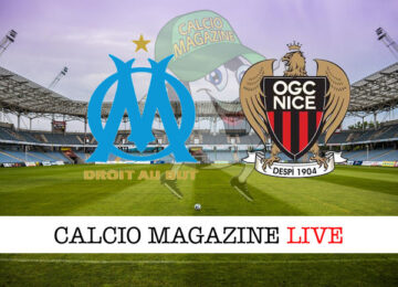 Olympique Marsiglia Nizza cronaca diretta live risultato in tempo reale