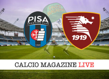 Pisa Salernitana cronaca diretta live risultato in tempo reale