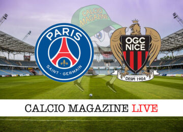 PSG Nizza cronaca diretta live risultato in tempo reale