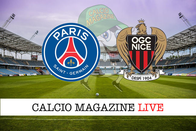 PSG Nizza cronaca diretta live risultato in tempo reale