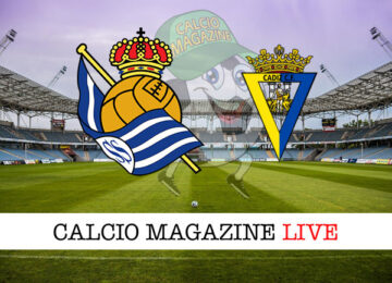 Real Sociedad Cadice cronaca diretta live risultato in tempo reale