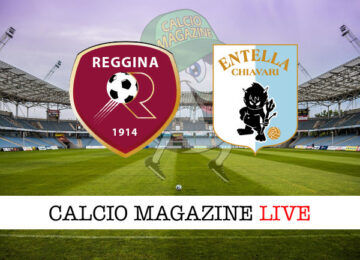 Reggina Virtus Entella cronaca diretta live risultato in tempo reale