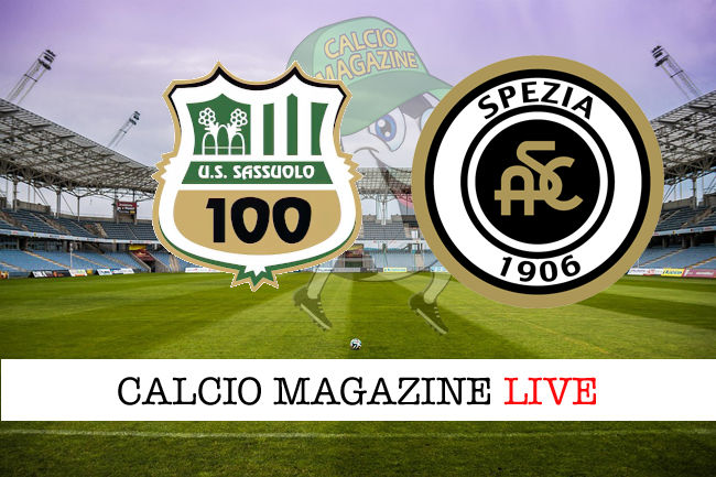 Sassuolo Spezia cronaca diretta live risultato in tempo reale