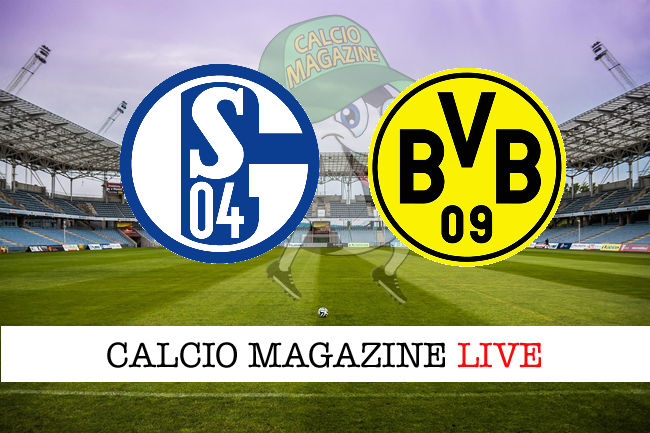 Schalke 04 Borussia Dortmund cronaca diretta live risultato in tempo reale