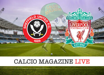 Sheffield United Liverpool cronaca diretta live risultato in tempo reale