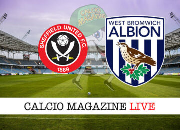 Sheffield United West Bromwich cronaca diretta live risultato in tempo reale