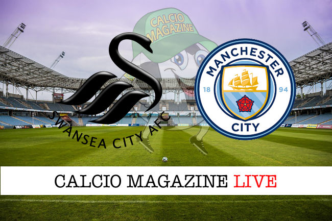 Swansea Manchester City cronaca diretta live risultato in tempo reale