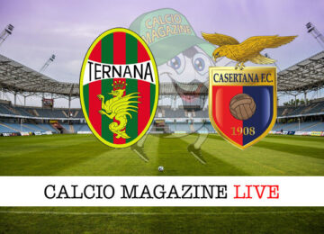 Ternana Casertana cronaca diretta live risultato in tempo reale