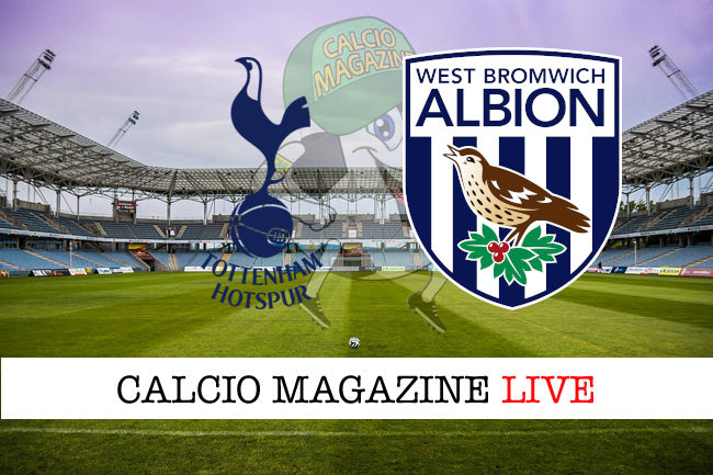 Tottenham West Bromwich cronaca diretta live risultato in tempo reale