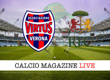 Virtus Verona Ravenna cronaca diretta live risultato in tempo reale