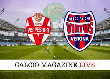 Vis Pesaro Virtus Verona cronaca diretta live risultato in tempo reale