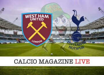 West Ham Tottenham cronaca diretta live risultato in tempo reale