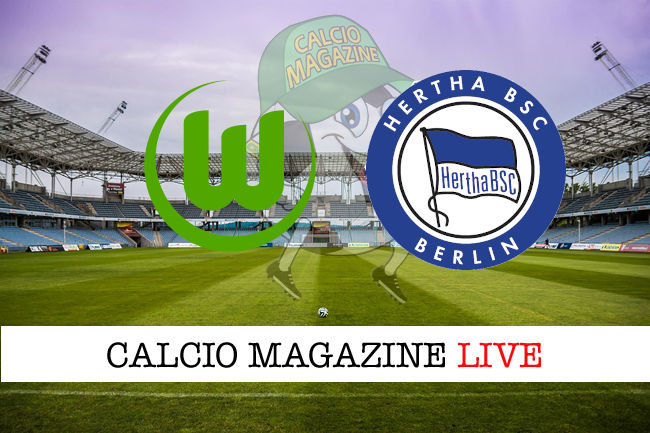 Wolfsburg Hertha Berlino cronaca diretta live risultato in tempo reale