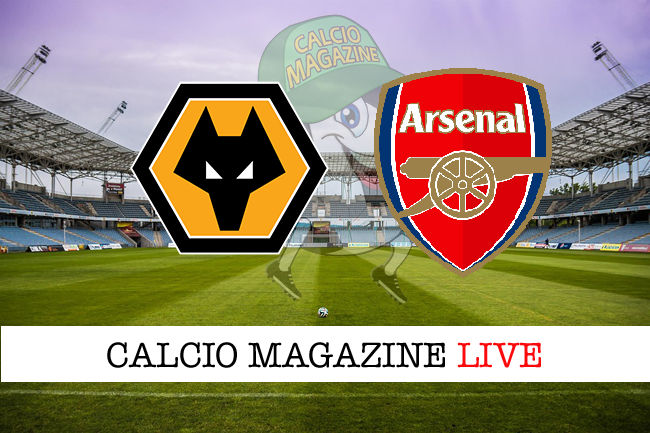 Wolverhampton Arsenal cronaca diretta live risultato in tempo reale