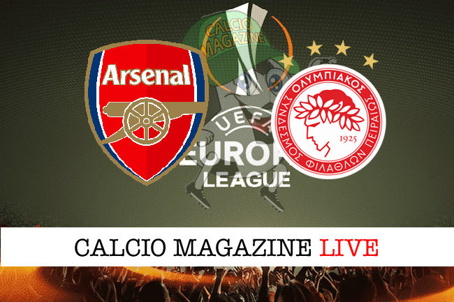 Arsenal - Olimpiakos cronaca diretta live risultato in tempo reale