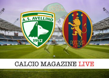 Avellino Potenza cronaca diretta live risultato in tempo reale
