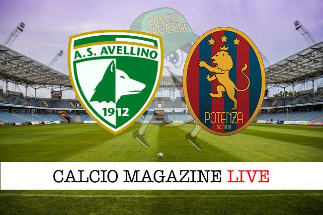 Avellino Potenza cronaca diretta live risultato in tempo reale