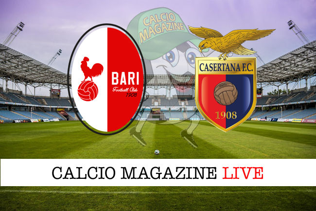 Bari - Casertana cronaca diretta live risultato in tempo reale