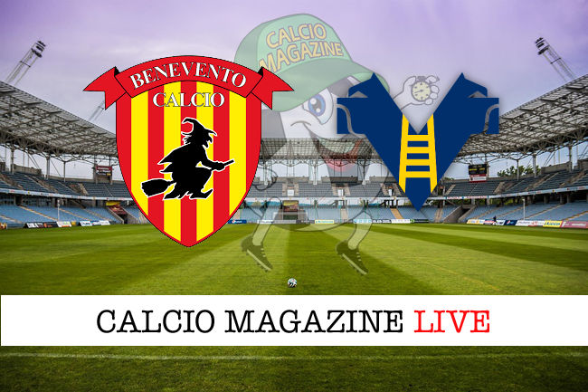 Benevento Hellas Verona cronaca diretta live risultato in tempo reale