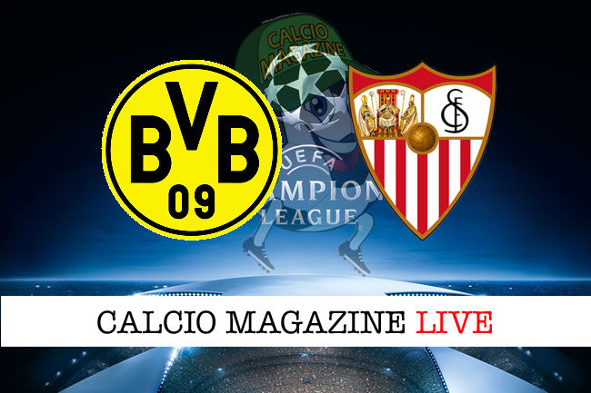 Borussia Dortmund Siviglia cronaca diretta risultato in tempo reale