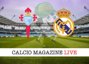 Celta Vigo - Real Madrid cronaca diretta live risultato in tempo reale