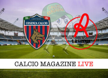 Cosenza Vicenza cronaca diretta live risultato in tempo reale