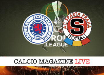 Glasgow Rangers - Slavia Praga cronaca diretta live risultato in tempo reale