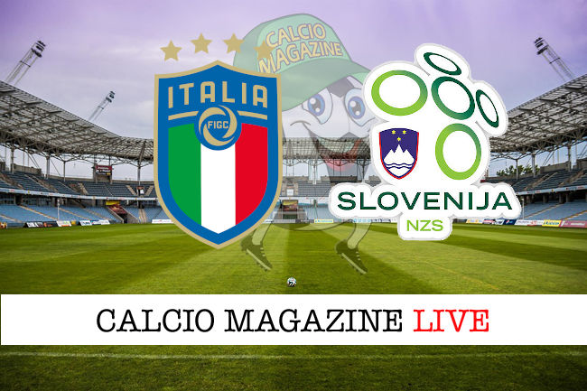 Italia Slovenia cronaca diretta live risultato in tempo reale