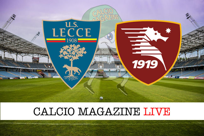 Lecce - Salernitana cronaca diretta live risultato in tempo reale