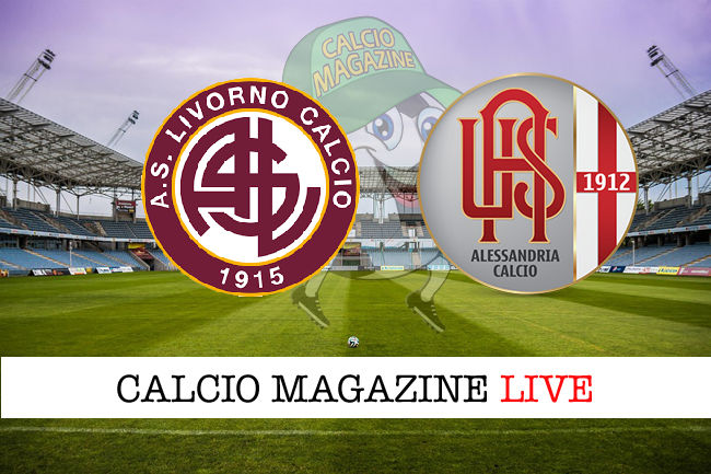 Livorno Alessandria cronaca diretta risultato in tempo reale