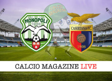 Monopoli Casertana cronaca diretta live risultato in tempo reale