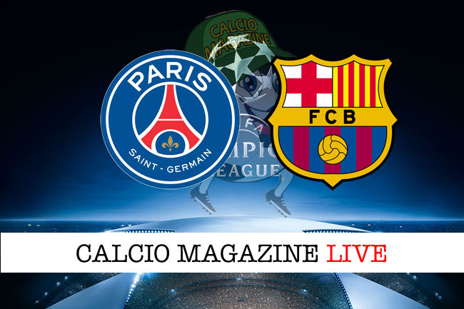 PSG Barcellona cronaca diretta live risultato in tempo reale